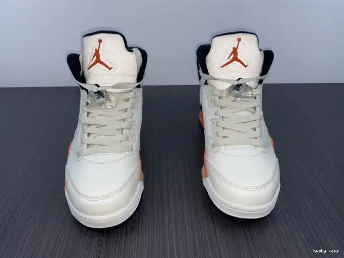 Rep Husky Retro Jordan 5 Orange Total DC1060-100 0531